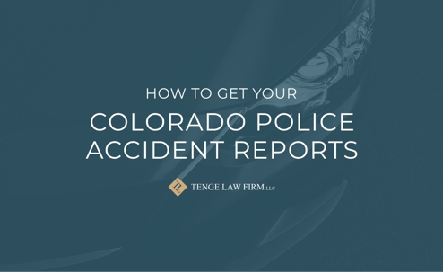 How to Get Your Colorado Police Accident Reports
