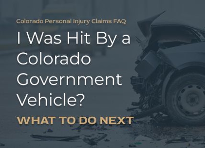 What Can You Do If You Are Hit by a Government Vehicle in Colorado?
